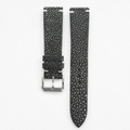 Gray Stingray Leather Watch Strap