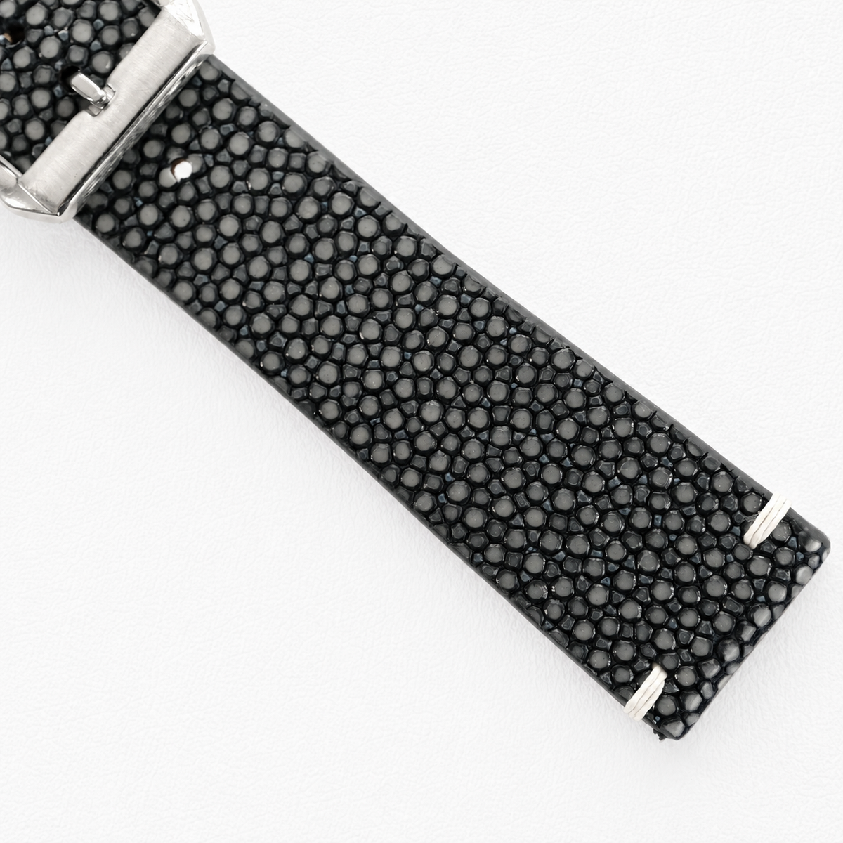 Gray Stingray Leather Watch Strap