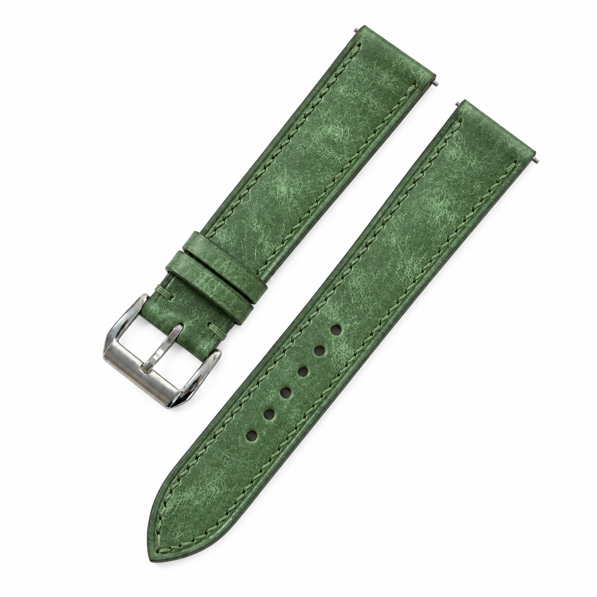 Green Pueblo Leather Watch Strap