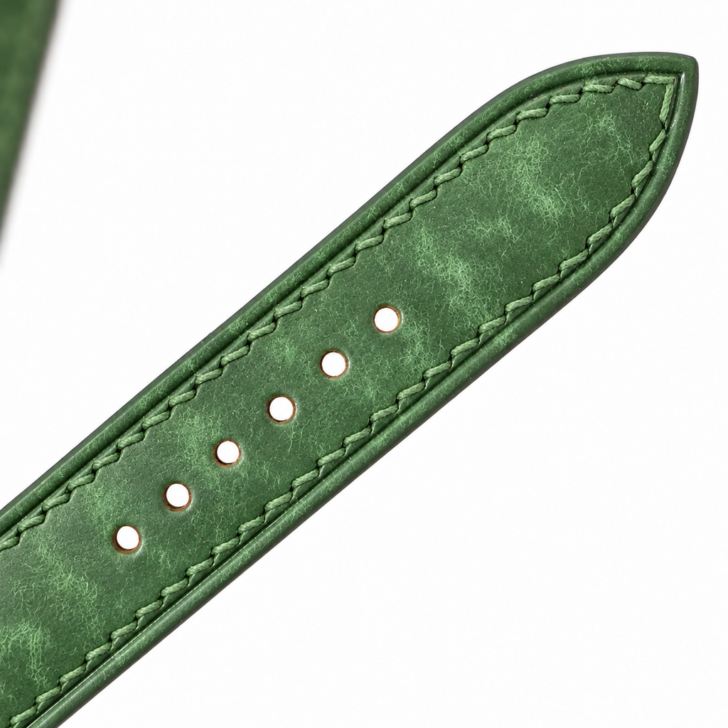 Green Pueblo Leather Watch Strap