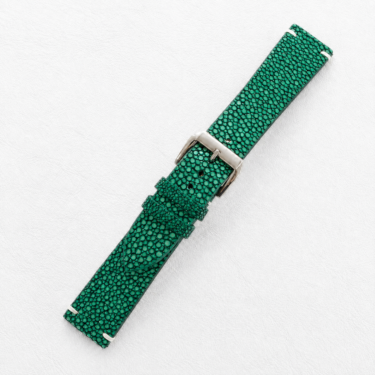 Green Stingray Leather Watch Strap