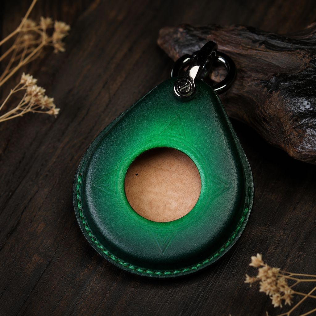 Custom Leather Key Fob Cover Compatible with Harley-Davidson Sportster S