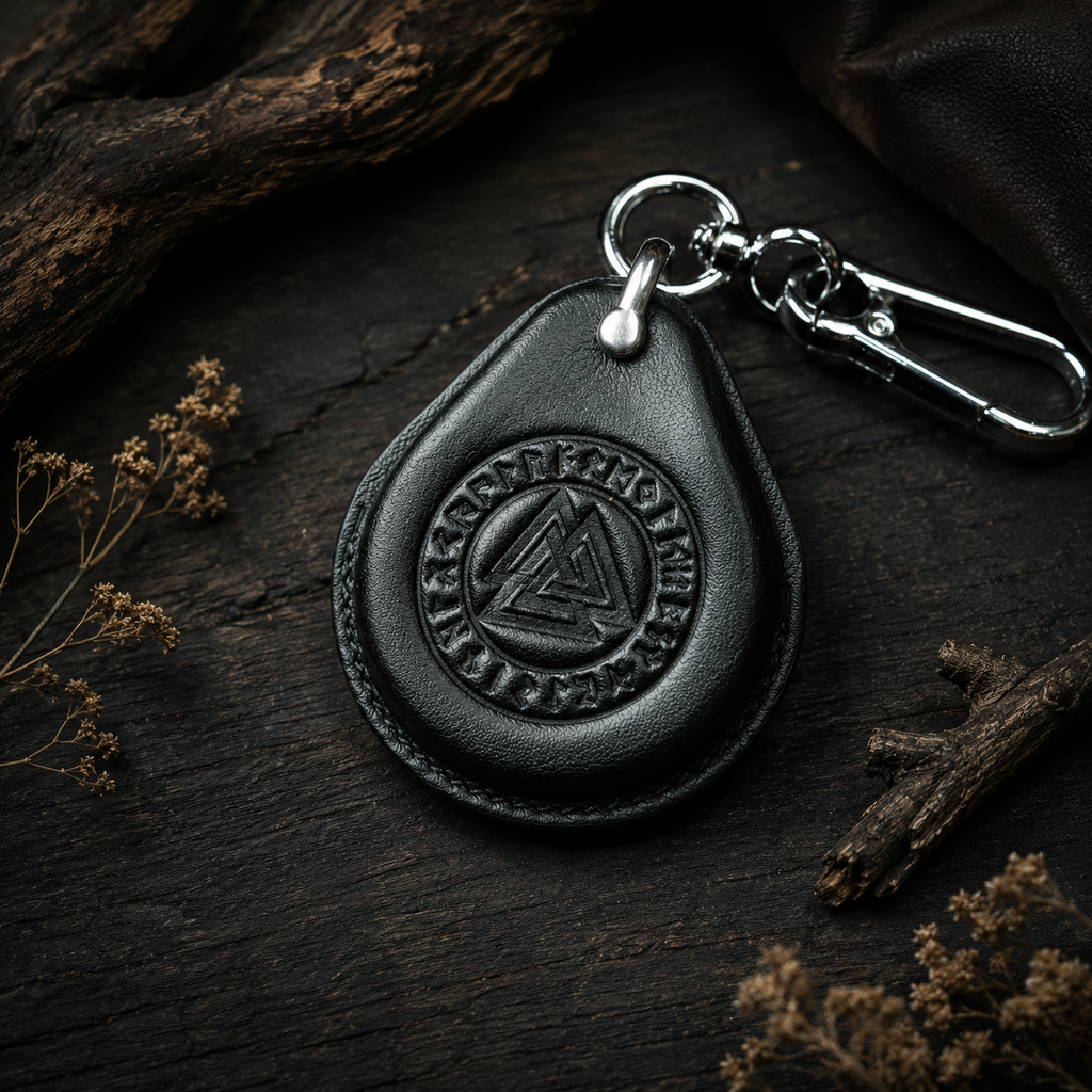 Custom Leather Key Fob Cover Compatible with Harley-Davidson Street Glide