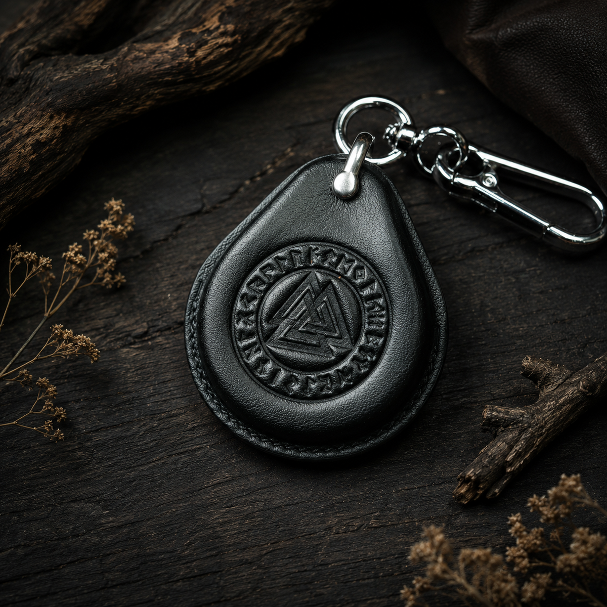 Custom Leather Key Fob Cover Compatible with Harley-Davidson Street Glide