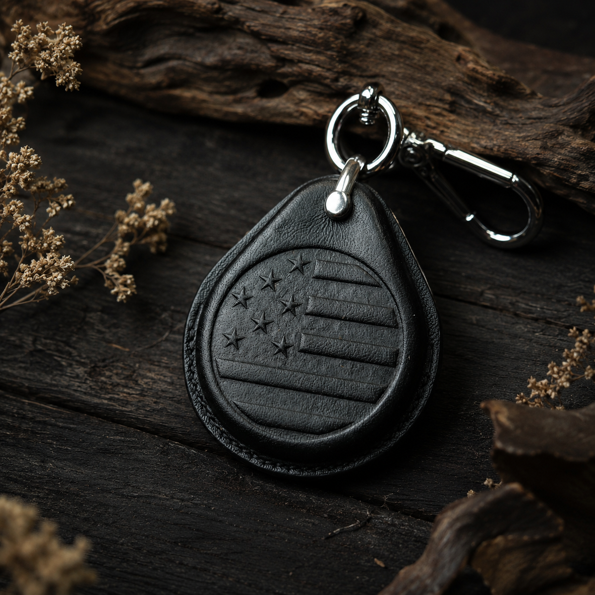 Custom Leather Key Fob Cover Compatible with Harley-Davidson Street Glide