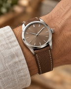 Chestnut Brown Epsom Leather Watch Strap – Handstitched
