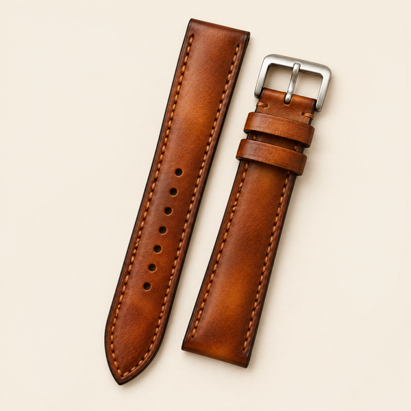 Cognac Brown Hand-Dyed Patina