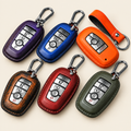 Leather Key Fob Cover Compatible with Ford F-150 – Handstitched Smart Key Case