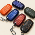 Leather Key Fob Cover Compatible with Ford Bronco – Handstitched Smart Key Case