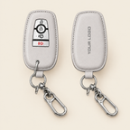 Custom Leather Key Fob Cover – Handstitched Smart Key Case