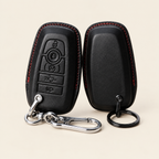 Leather Key Fob Cover Compatible with Ford Mustang – Handstitched Smart Key Case