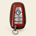 Leather Key Fob Cover Compatible with Ford Maverick – Handstitched Smart Key Case