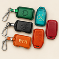 Leather Key Fob Cover Compatible with Volvo - XC60, XC90, S60 – Handstitched Smart Key Case
