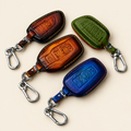 Leather Key Fob Cover Compatible with BMW X Series, i Series and G Series – Handstitched Smart Key Case