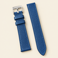 Blue Epsom Leather Watch Strap – Handstitched