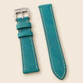 Turquoise Pueblo Leather Watch Strap – Handstitched