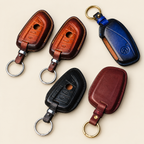 Leather Key Fob Cover Compatible with BMW i Series – Handstitched Smart Key Case
