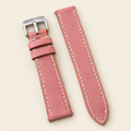 Pink Pueblo Leather Watch Strap – Handstitched