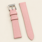 Light Pink Togo Leather Watch Strap – Handstitched