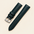 Blue Black Lizard Leather Watch Strap – Handstitched