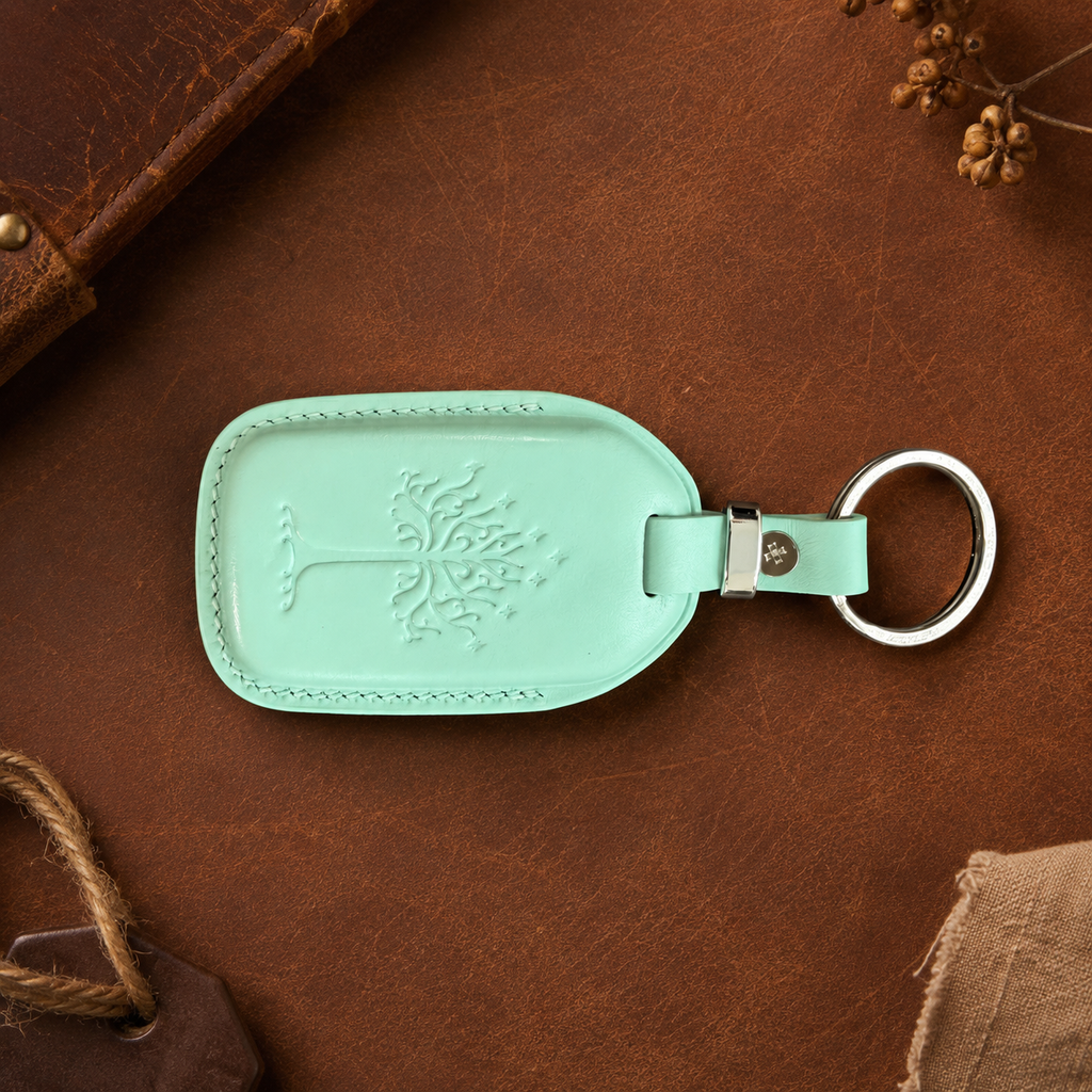 Custom Leather Key Fob Cover Compatible with Honda Sedan - Accord, Civic