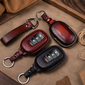 Custom Leather Key Fob Cover Compatible with Honda Sedan - Accord, Civic