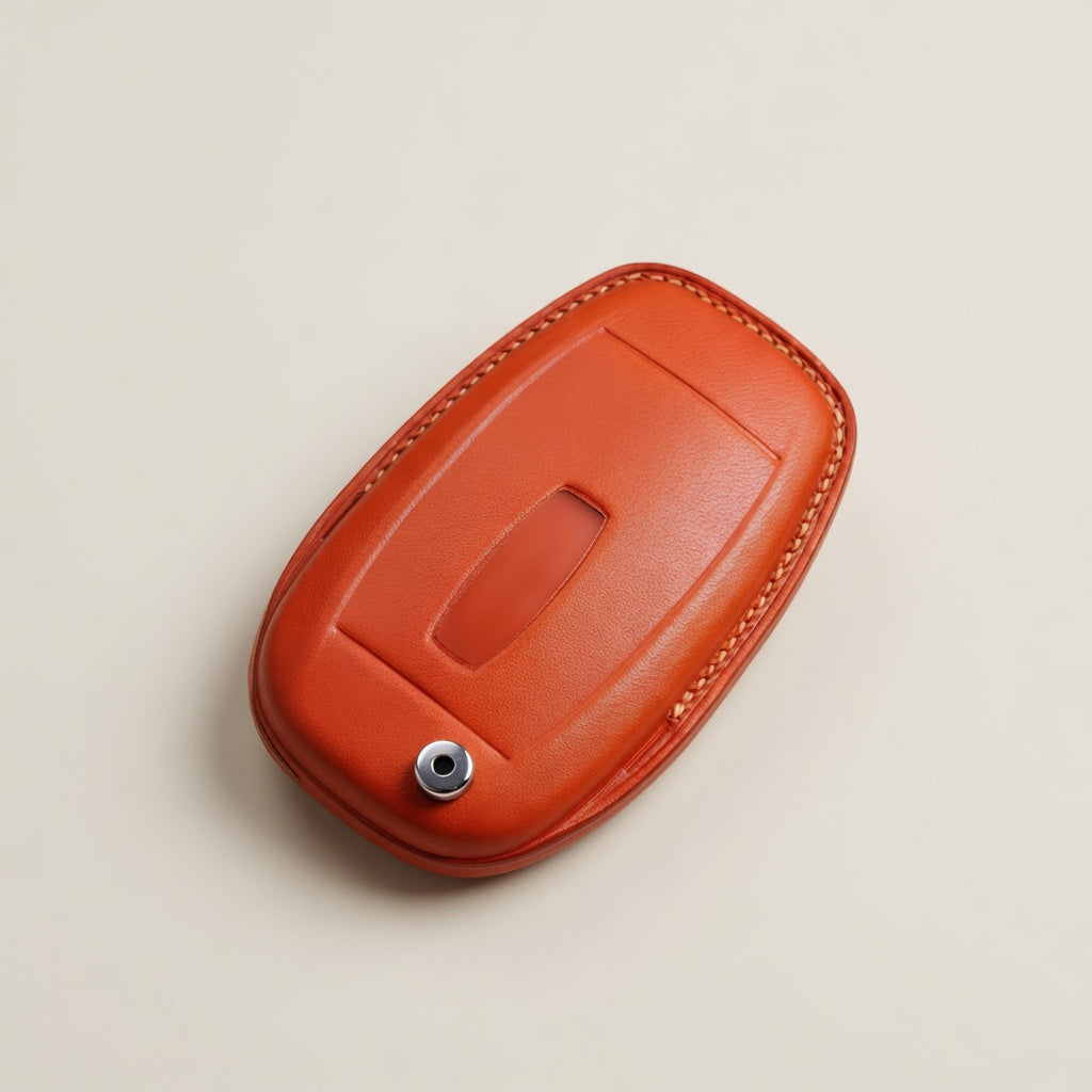 Handcrafted Leather Key Fob Cover Compatible with Lincoln Navigator, Aviator and Nautilus