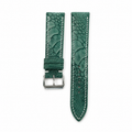 Jade Green Ostrich Leg Leather Watch Strap