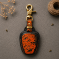 Custom Leather Key Fob Cover Compatible with Jeep Wrangler