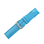 Padded Light Blue Epsom Leather Watch Strap