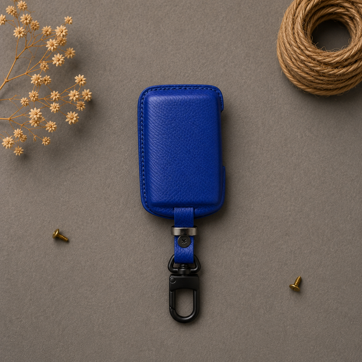 Custom Leather Key Fob Cover Compatible with Mazda - CX-5, CX-90, Mazda3