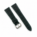 Midnight Forest Green Alligator Leather Watch Strap