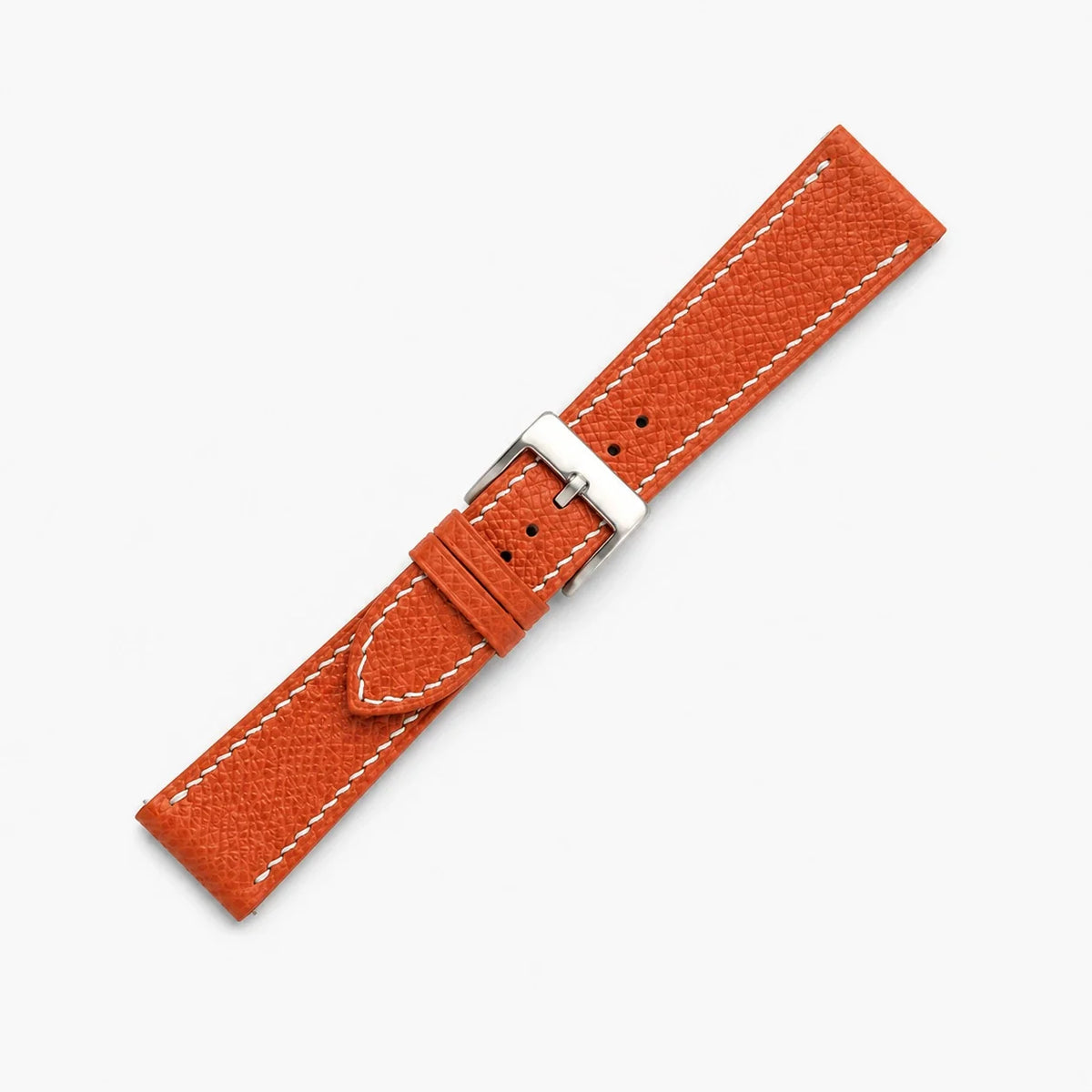 Burnt Orange Epsom Leather Watch Strap
