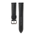 Padded Black Epsom Leather Watch Strap