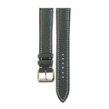 Padded Dark Gray Epsom Leather Watch Strap