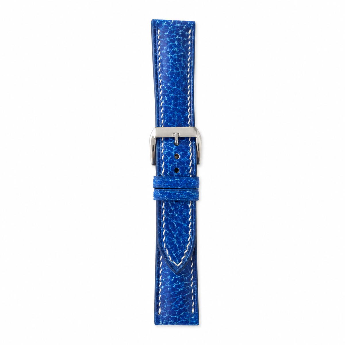 Patina Blue Italian Leather Watch Strap