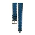 Patina Blue Vegetable Tanned Leather Watch Strap