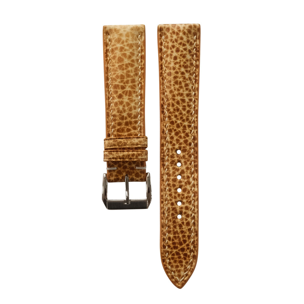 Patina British Tan Italian Leather Watch Strap