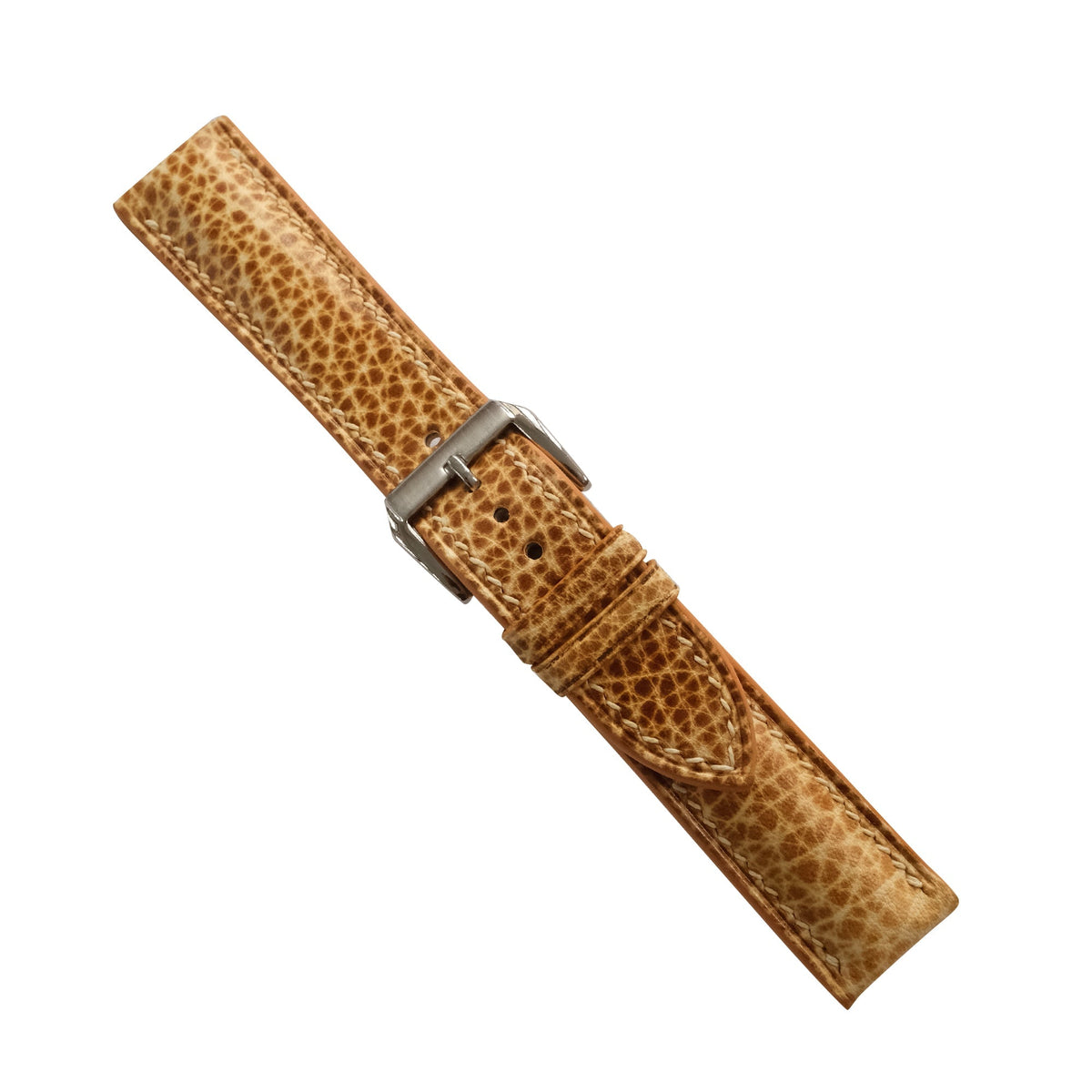 Patina British Tan Italian Leather Watch Strap
