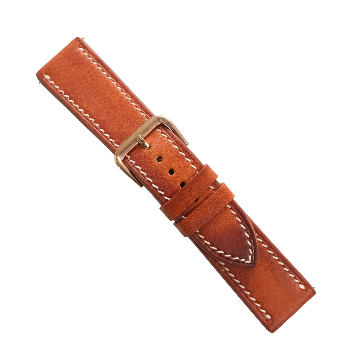 Patina British Tan Vegetable Tanned Leather Watch Strap