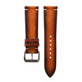 Patina Brown Coffee Vegetable Tanned Leather Watch Strap - Precise to the Lugs