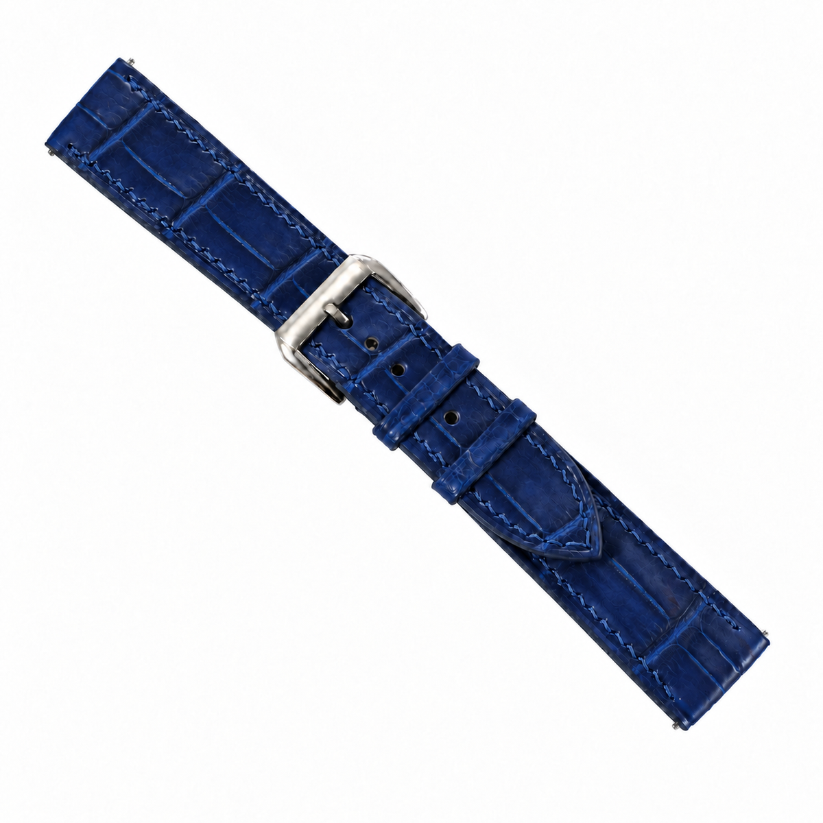 Patina Dark Blue Alligator Leather Watch Strap