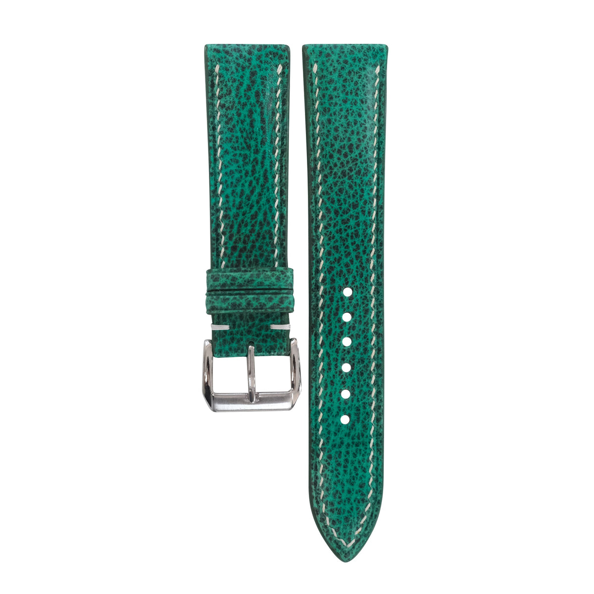 Patina Emerald Green Italian Leather Watch Strap