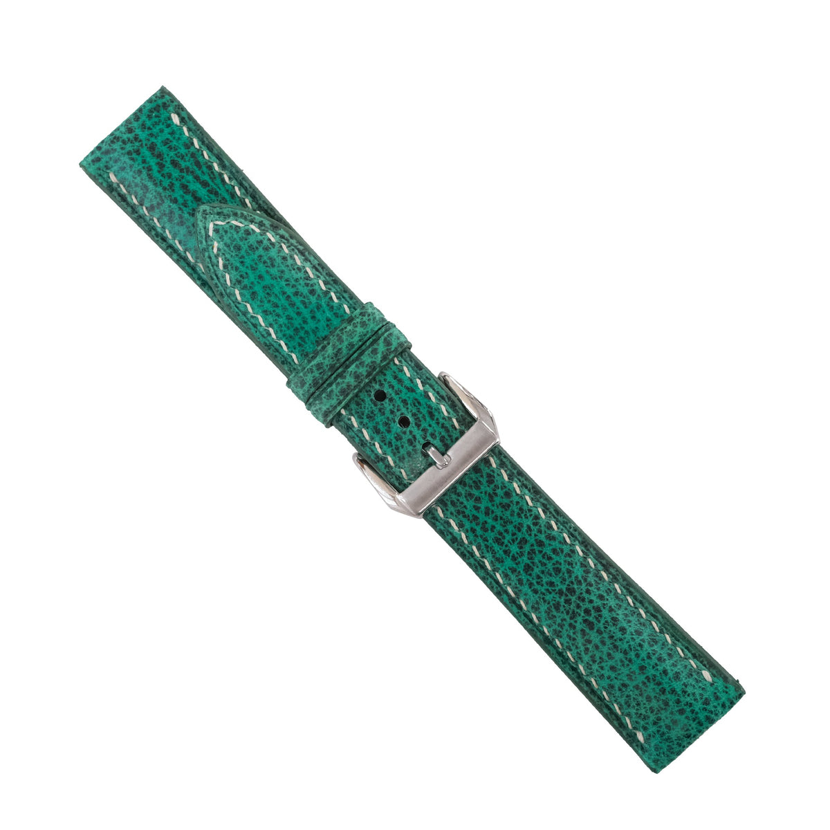 Patina Emerald Green Italian Leather Watch Strap