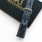 Patina Gray Alligator Leather Watch Strap