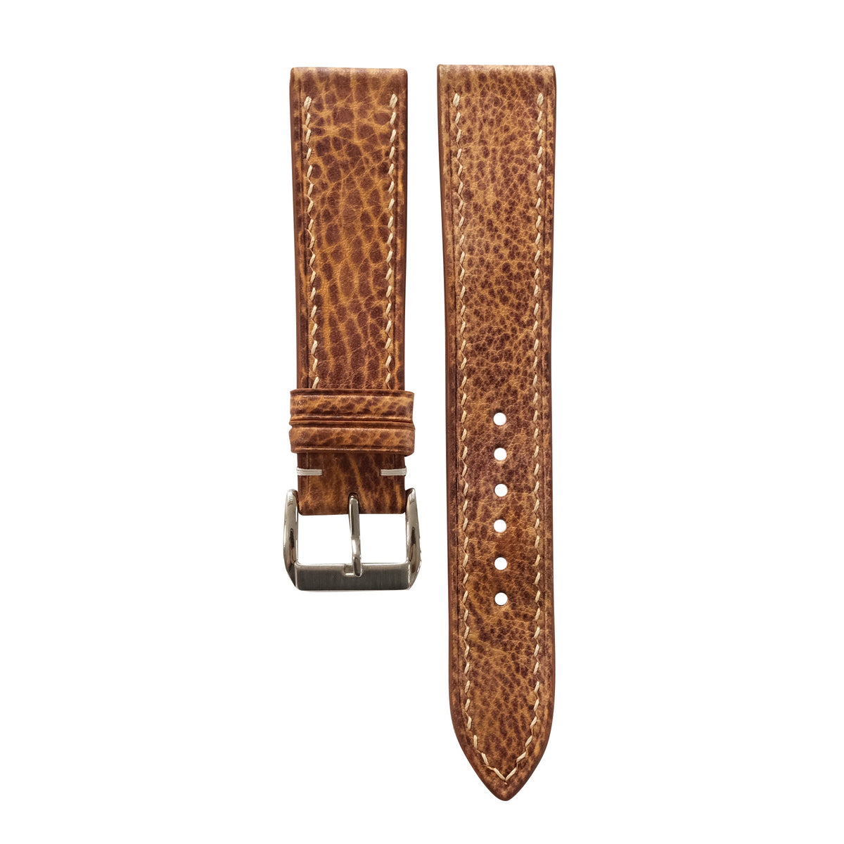Patina Saddle Brown Italian Leather Watch Strap