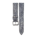 Patina Slate Gray Italian Leather Watch Strap