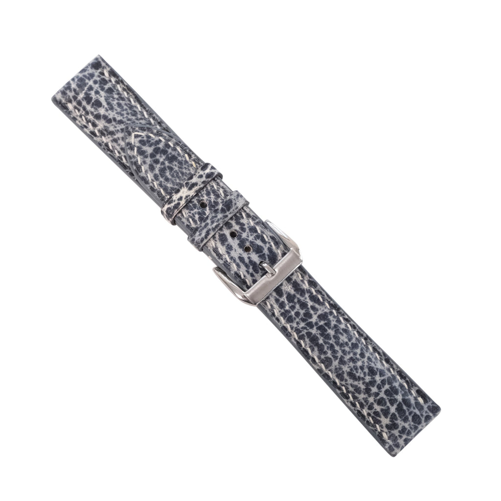 Patina Slate Gray Italian Leather Watch Strap