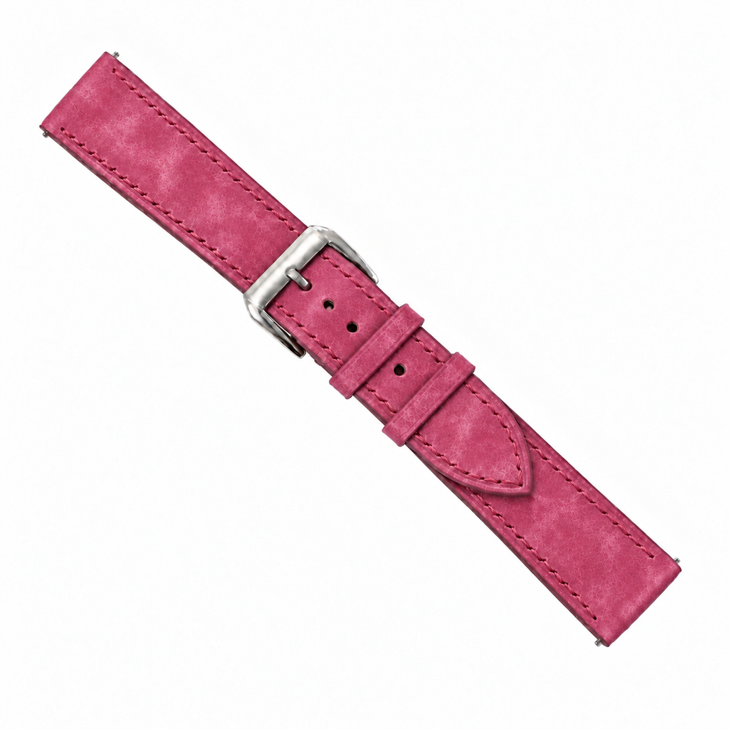 Pink Pueblo Leather Watch Strap