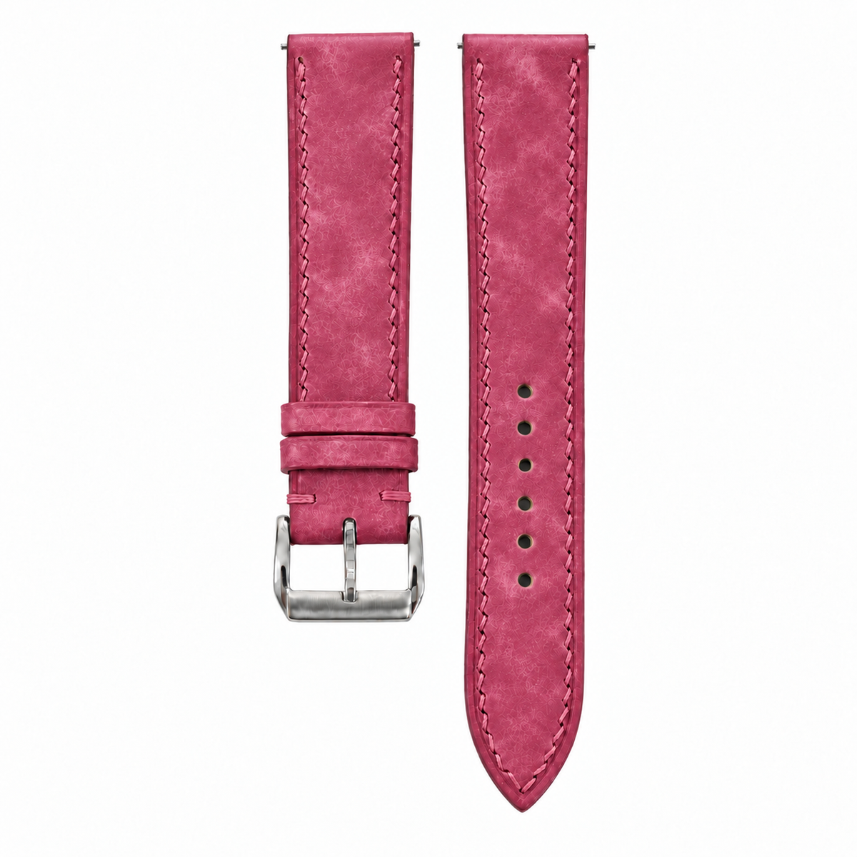 Pink Pueblo Leather Watch Strap